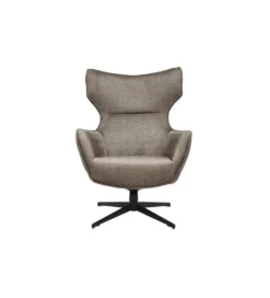 Fotel obrotowy VOGUE welwet taupe*Invicta Interior Clearance