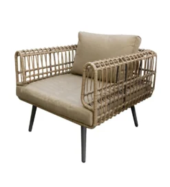 Fotel ogrodowy ARIKI 67 cm naturalny szary*Zona-Design Online