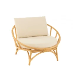 Fotel ogrodowy KILA 98 cm naturalny*J-Line Clearance