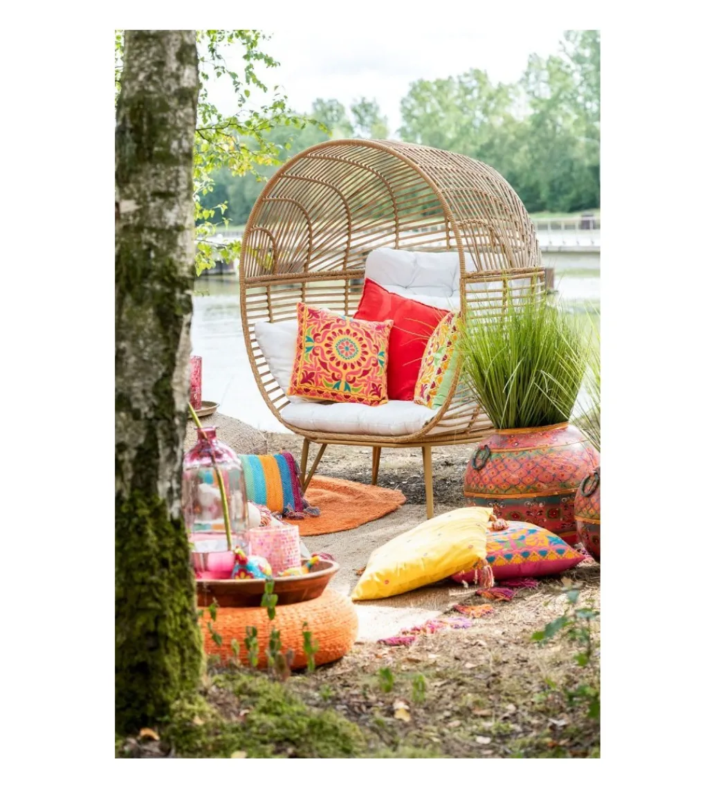Fotel ogrodowy SUMMER ELIPSA Naturalny*J-Line Discount