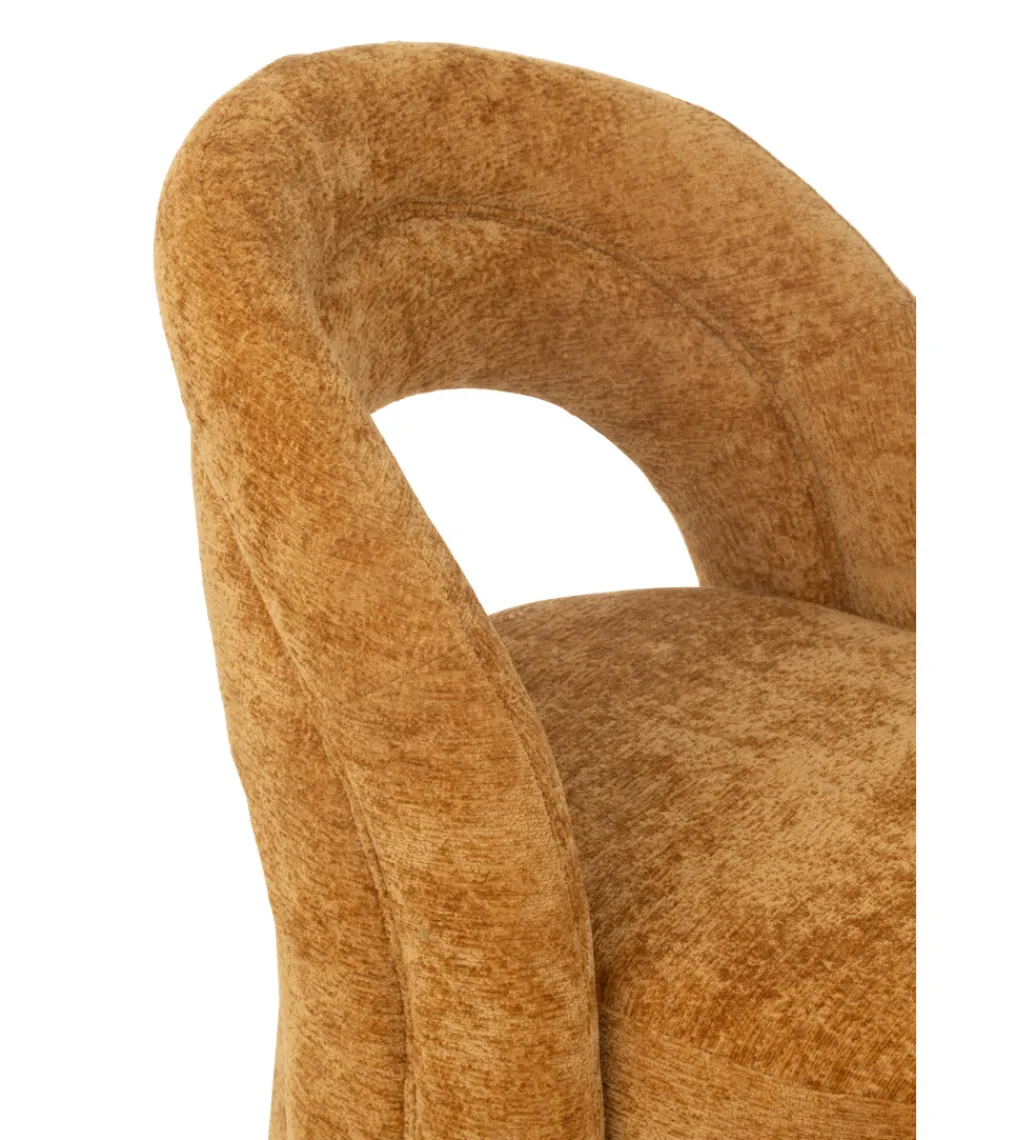 Fotel OSAMIN 80 cm ochra*J-Line Outlet