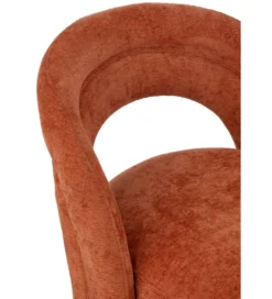 Fotel OSAMIN 80 cm pomarańczowy*J-Line Online