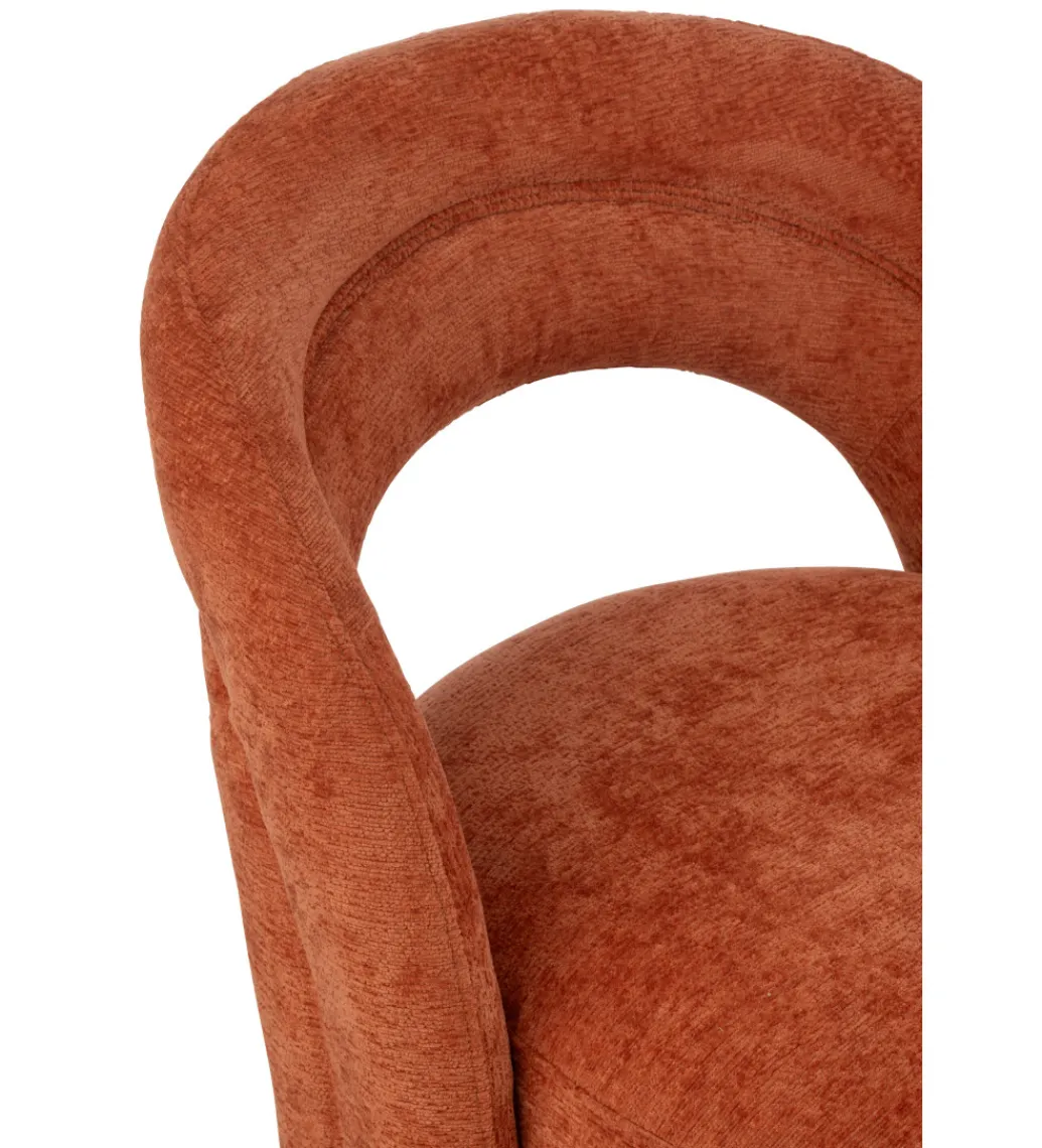 Fotel OSAMIN 80 cm pomarańczowy*J-Line Online
