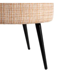 Fotel OSOI 71 cm tapicerowany marmurkowy*Zona-Design Outlet