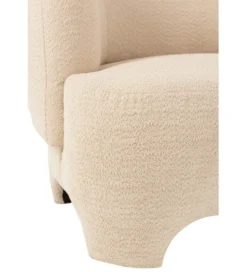 Fotel PARCO 80 cm beżowy*J-Line Hot