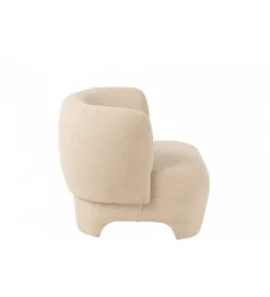 Fotel PARCO 80 cm beżowy*J-Line Hot