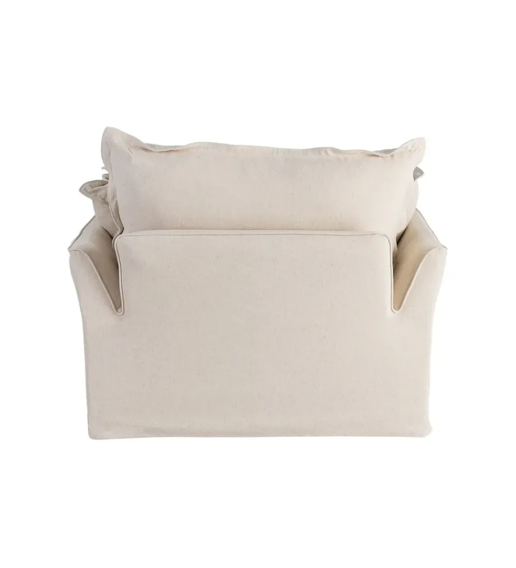 Fotel PLAZESO 115 cm beżowy*Zona-Design Outlet