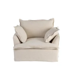 Fotel PLAZESO 115 cm beżowy*Zona-Design Outlet