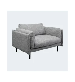 Fotel POLA 126 cm szary*KARE Discount