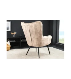 Fotel RAMIRO scandinavia bezowy*Invicta Interior Clearance