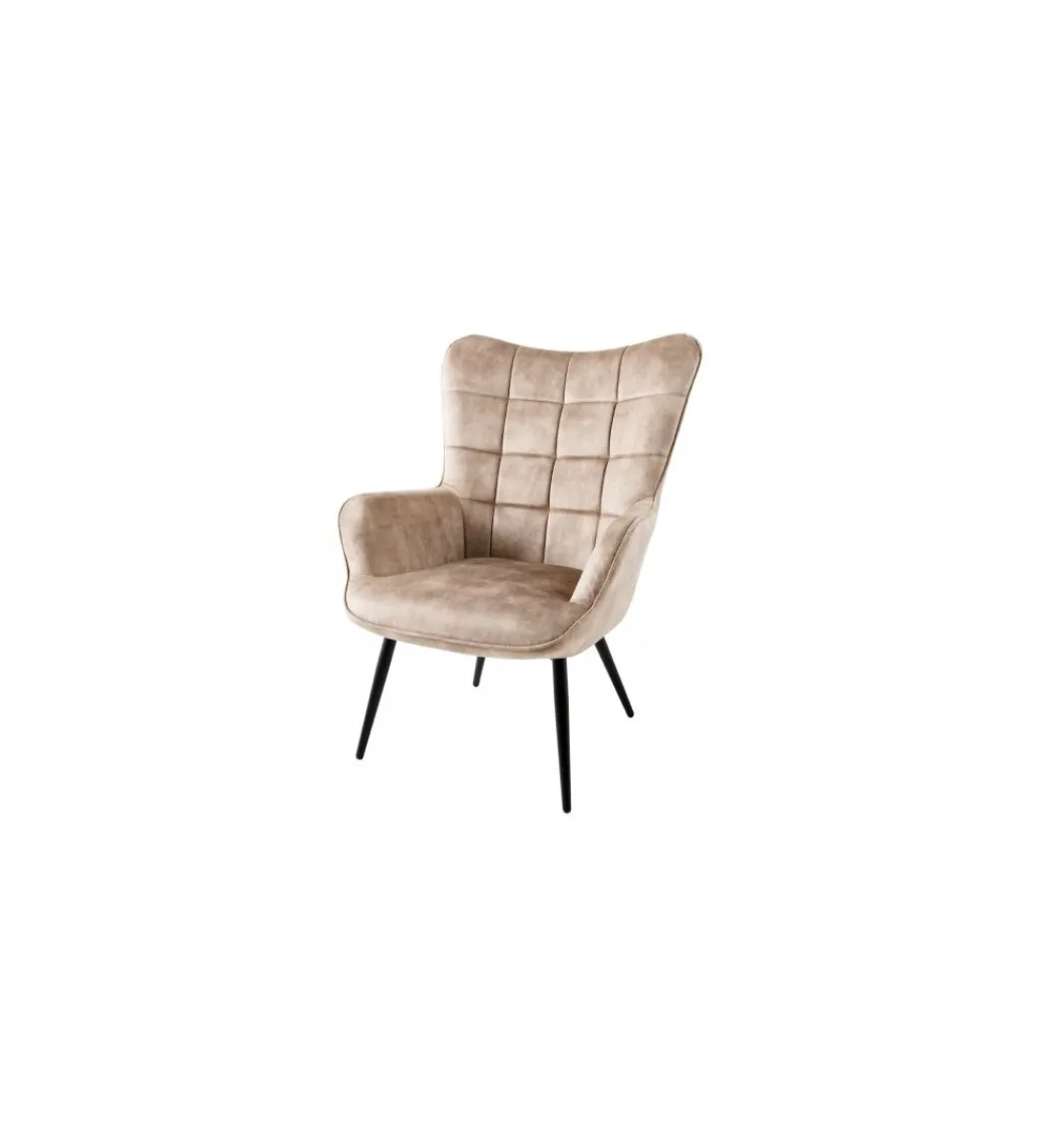 Fotel RAMIRO scandinavia bezowy*Invicta Interior Clearance