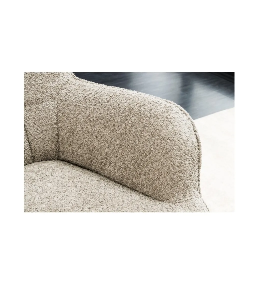 Fotel RAMIRO scandinavia Bouclé beżowy*Invicta Interior Discount