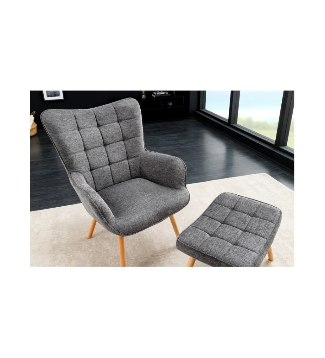 Fotel RAMIRO szary*Invicta Interior Discount