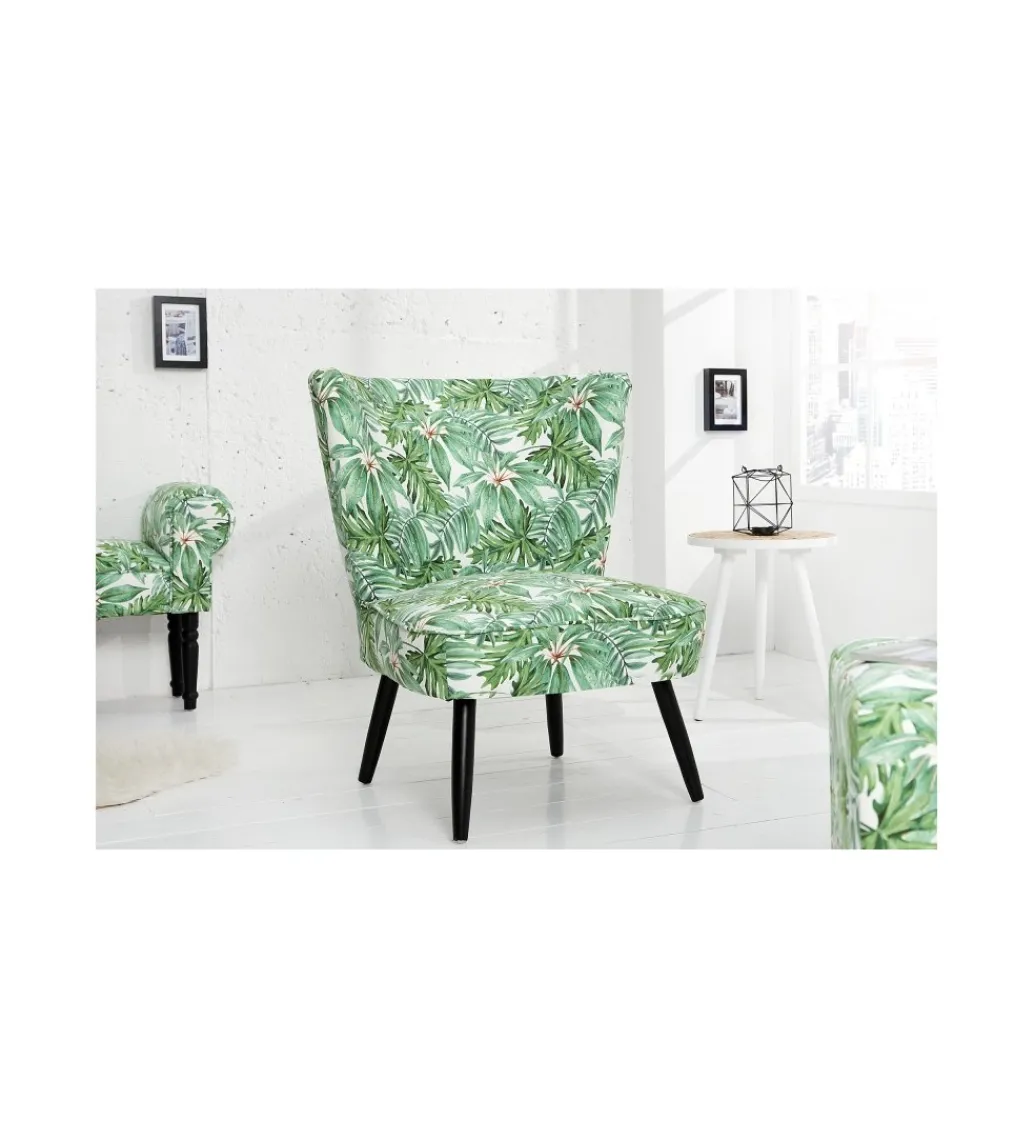 Fotel Retro Sixties Paradi zielony*Invicta Interior Discount