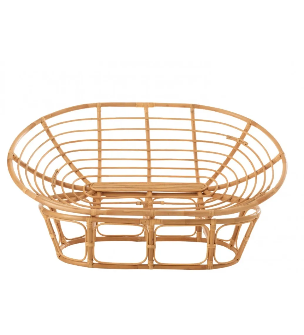 Fotel RONI Rattanowy 179 cm Naturalny*J-Line New