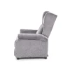 Fotel rozkładany AGUSTIN 75 cm z funkcją masażu szary*Halmar Discount