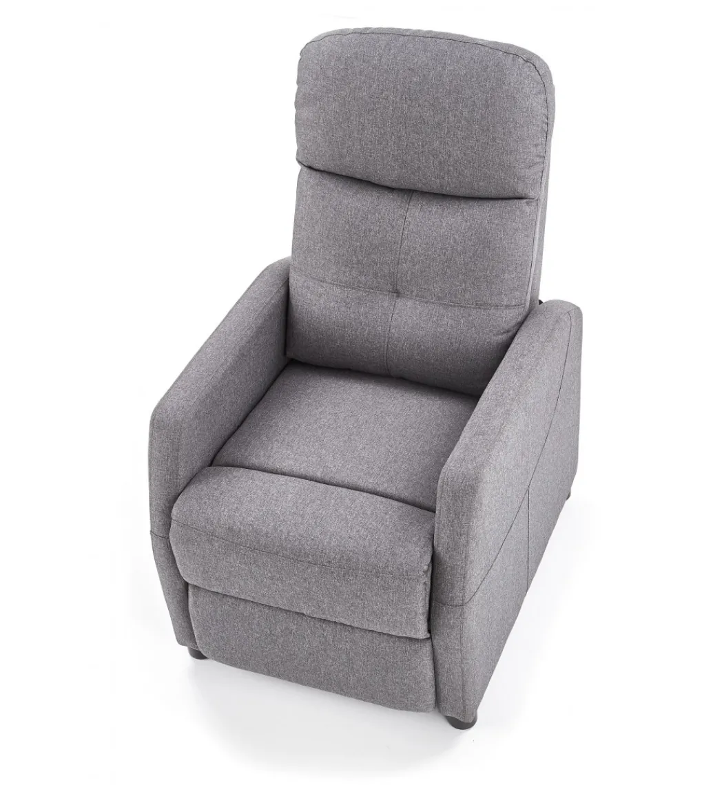 Fotel rozkładany FELIPE 64 cm szary*Halmar Discount