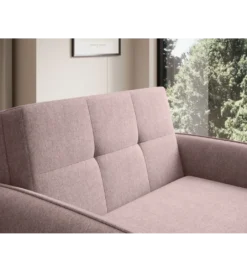 Fotel rozkładany LAINE 102 cm Poco 101 różowy*Comforteo Best
