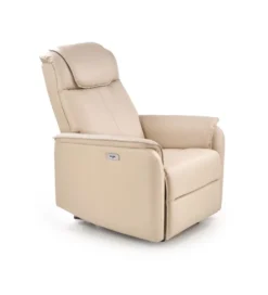 Fotel rozkładany PARADISE 75 cm z funkcją kołyski kremowy*Halmar