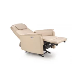 Fotel rozkładany PARADISE 75 cm z funkcją kołyski kremowy*Halmar