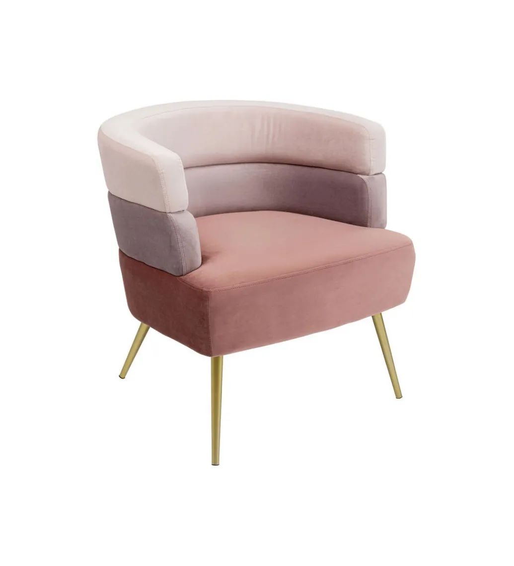 Fotel Sandwich Mauve różowy*KARE Online