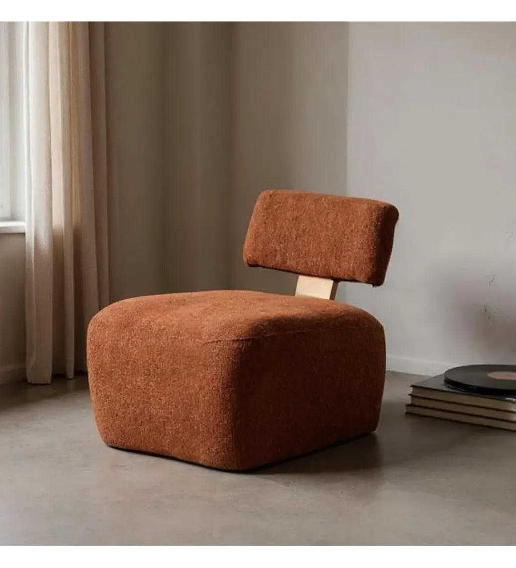 Fotel SELO 64 cm terakotowy*Zona-Design Discount