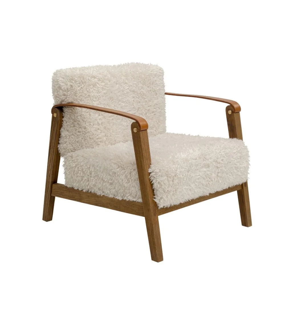 Fotel SIMON 75 cm kremowy*KARE Discount