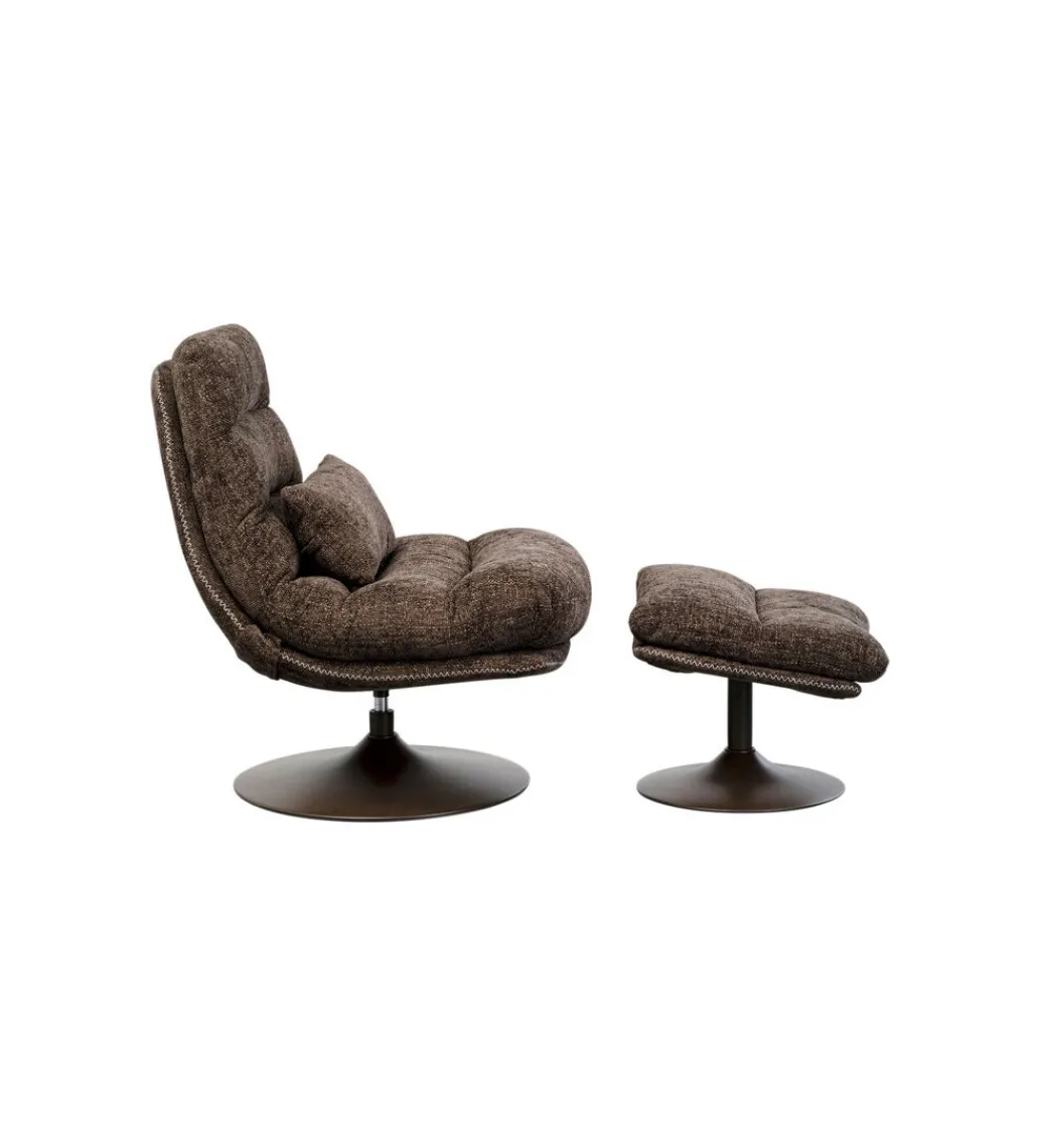 Fotel STOOL MONTREAL 88 cm brązowe*KARE Best