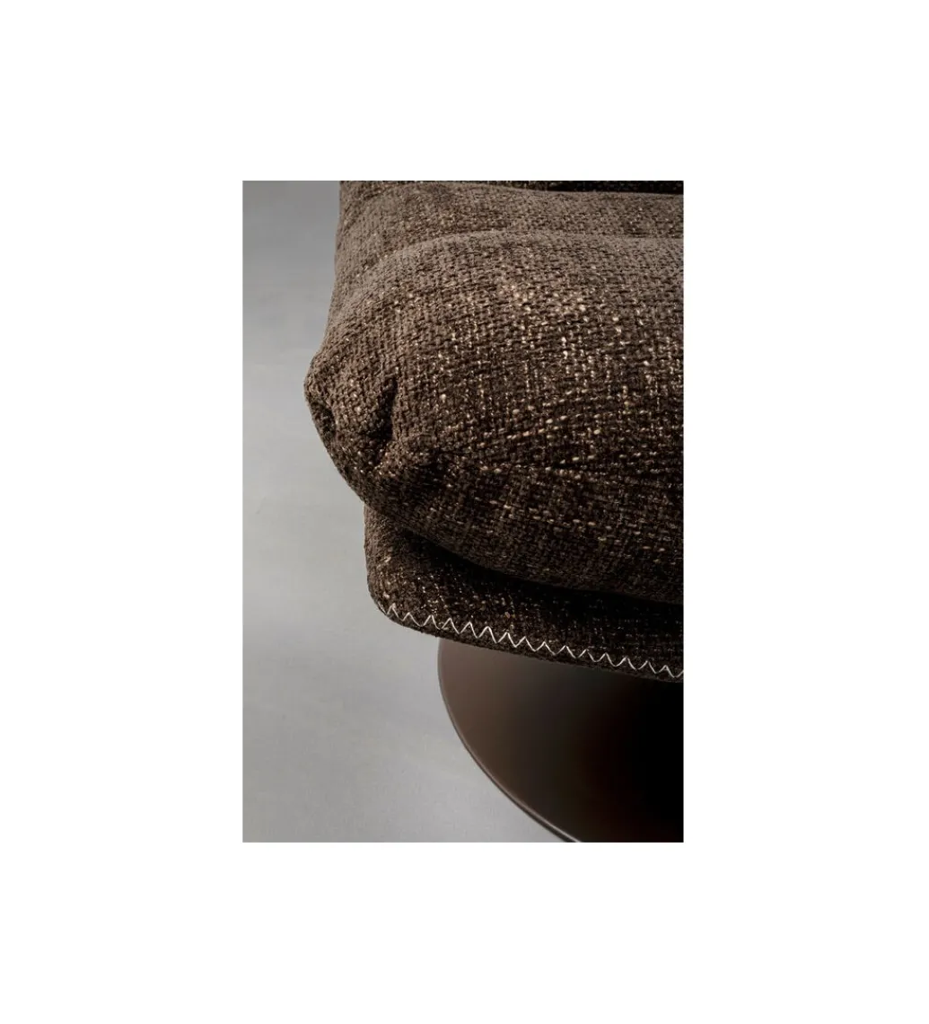 Fotel STOOL MONTREAL 88 cm brązowe*KARE Best