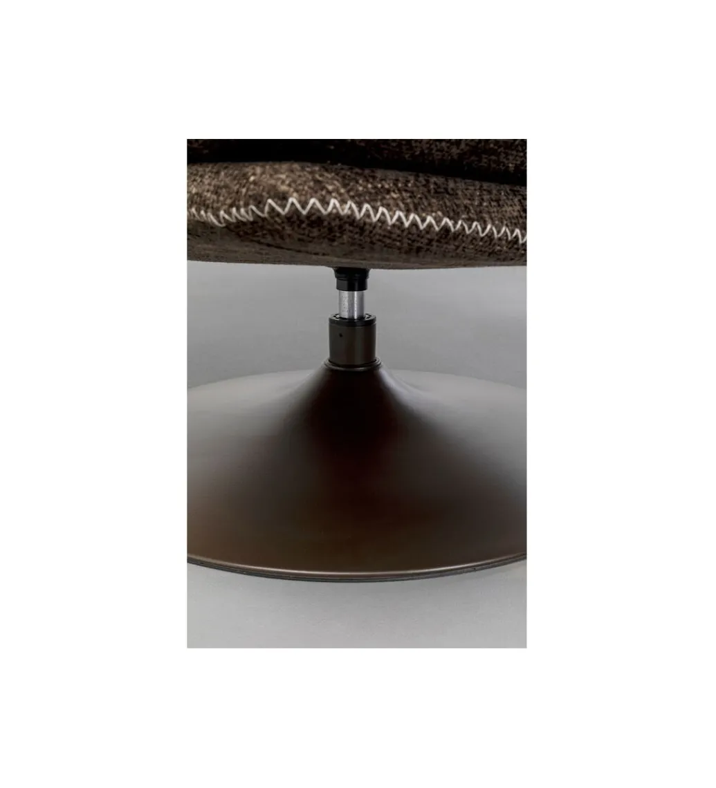 Fotel STOOL MONTREAL 88 cm brązowe*KARE Best