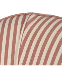 Fotel STRIMERS 73 cm terrakota w paski*Zona-Design Best