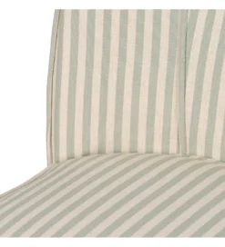Fotel STRIMERS 73 cm zielony w paski*Zona-Design Sale