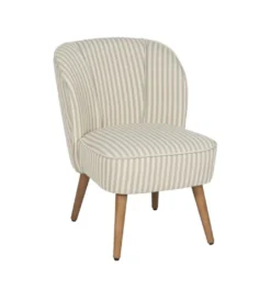 Fotel STRIMERS 73 cm zielony w paski*Zona-Design Sale