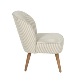 Fotel STRIMERS 73 cm zielony w paski*Zona-Design Sale