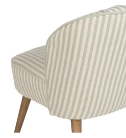 Fotel STRIMERS 73 cm zielony w paski*Zona-Design Sale