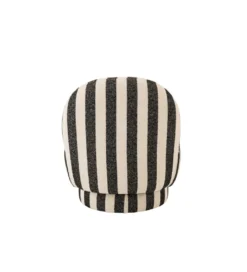 Fotel STRIPED 76 cm czarnobiały*J-Line New