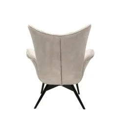 Fotel TUDOR 102 cm welwet kremowy*KARE Best