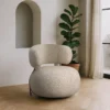 Fotel URATA 75 cm beige*DENZO Outlet