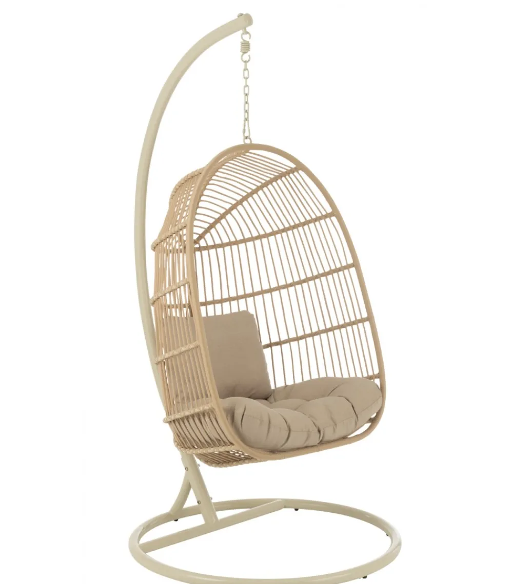 Fotel wiszący EGGA 195 cm beżowy*J-Line New