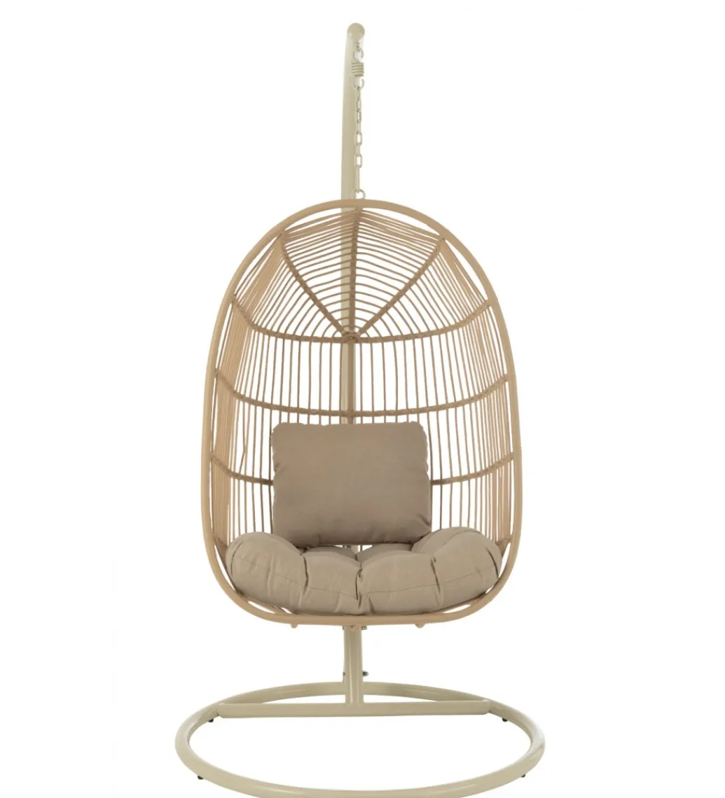 Fotel wiszący EGGA 195 cm beżowy*J-Line New