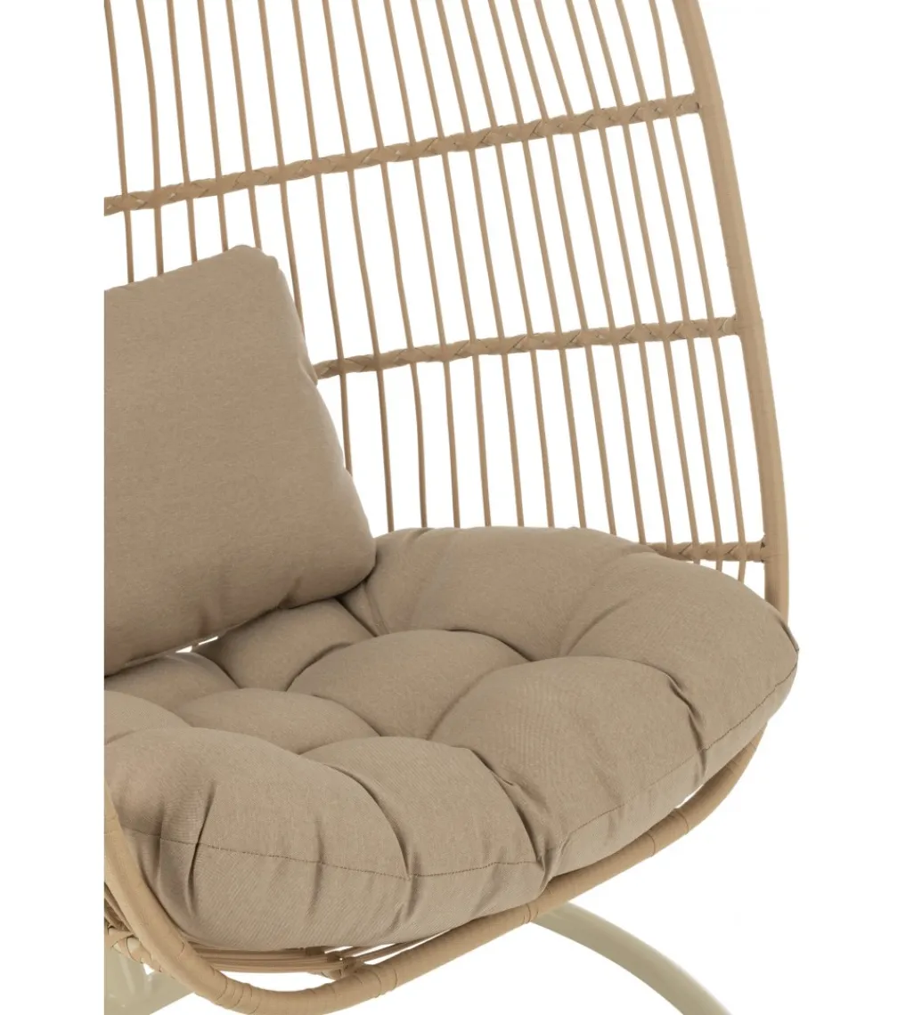 Fotel wiszący EGGA 195 cm beżowy*J-Line New