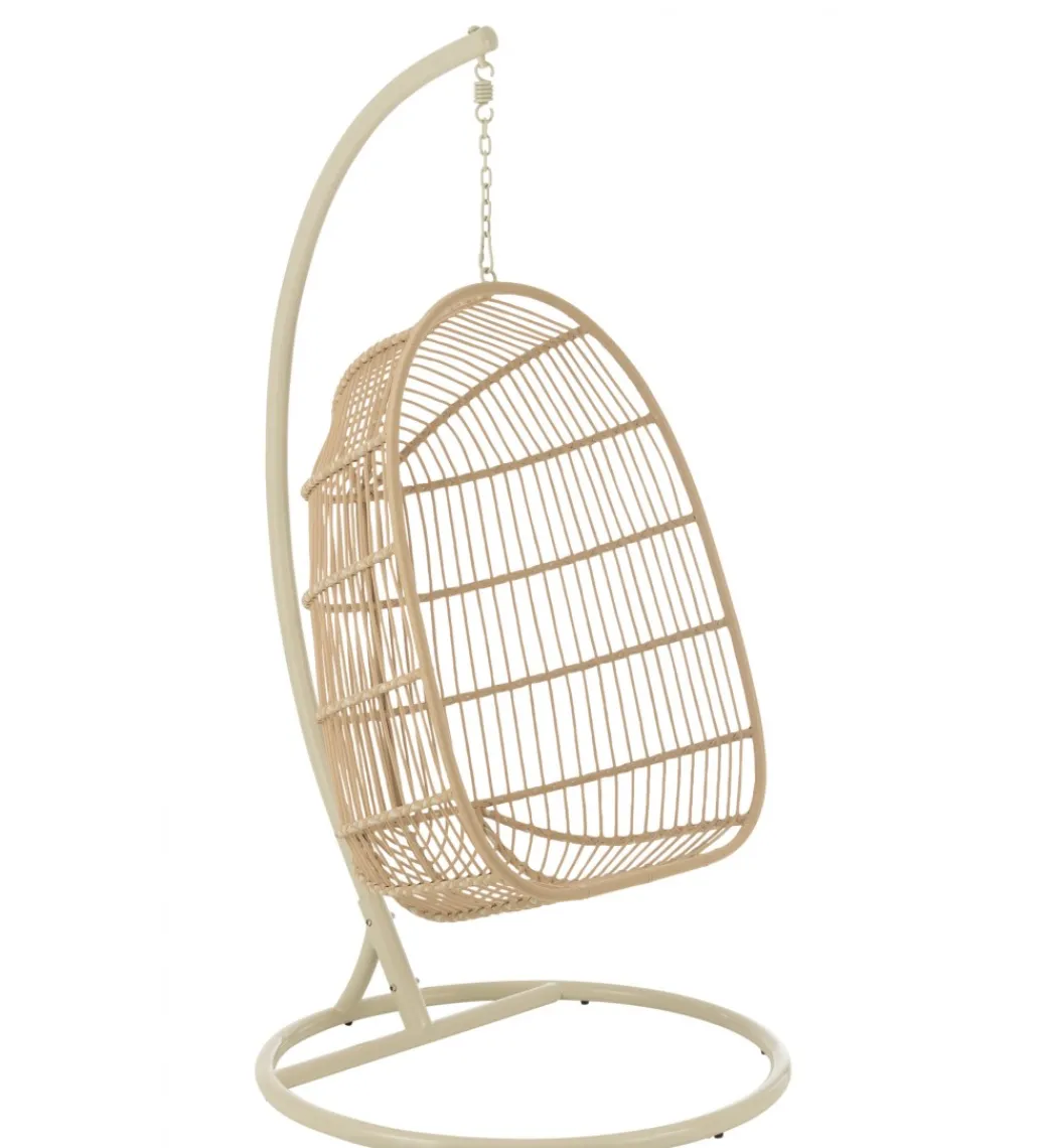 Fotel wiszący EGGA 195 cm beżowy*J-Line New