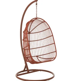 Fotel wiszący EGGA 195 cm czerwony*J-Line New