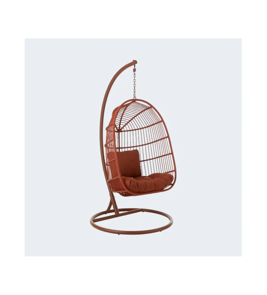 Fotel wiszący EGGA 195 cm czerwony*J-Line New