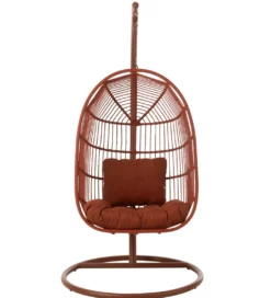 Fotel wiszący EGGA 195 cm czerwony*J-Line New