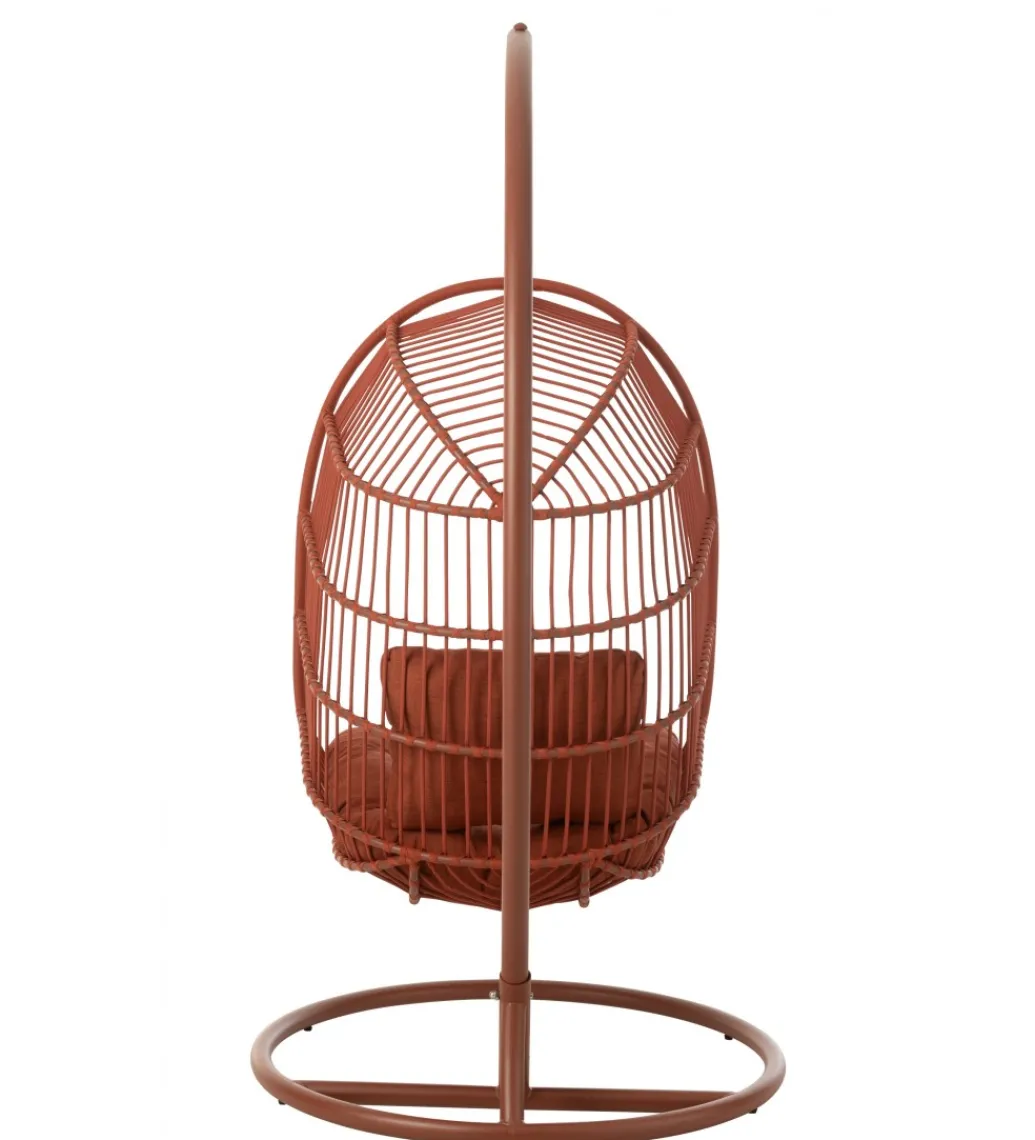 Fotel wiszący EGGA 195 cm czerwony*J-Line New