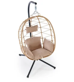 Fotel wiszący SNAKE 191 cm naturalne beżowe*Halmar Clearance
