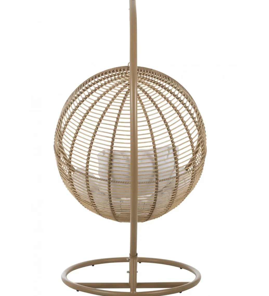 Fotel wiszący SUMMER SOBRE LA TIERRA 1 metalowy naturalny*J-Line Hot