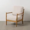 Fotel ZABERMA 88 cm naturalny biały*Zona-Design Best