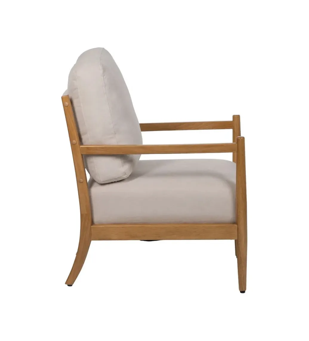 Fotel ZABERMA 88 cm naturalny biały*Zona-Design Best